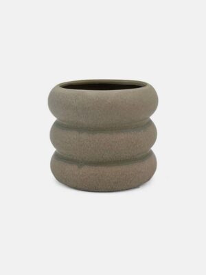 Caterpillar Ceramic Plant Pot