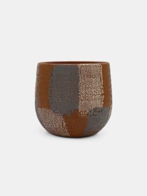 Canvas Ceramic Plant Pot
