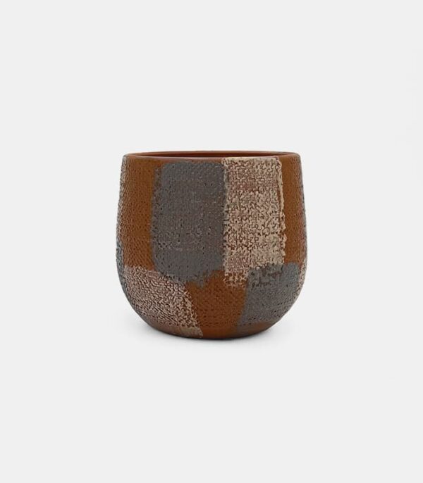 Canvas Ceramic Plant Pot