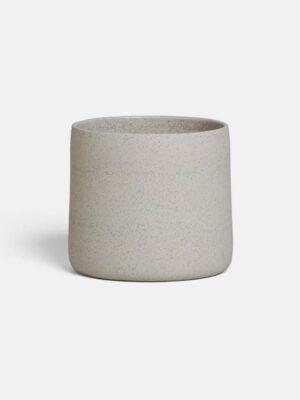 White Speckle Plant Pot